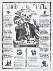 Calavera Tapatia, publié en 1910 - Manuel Manilla